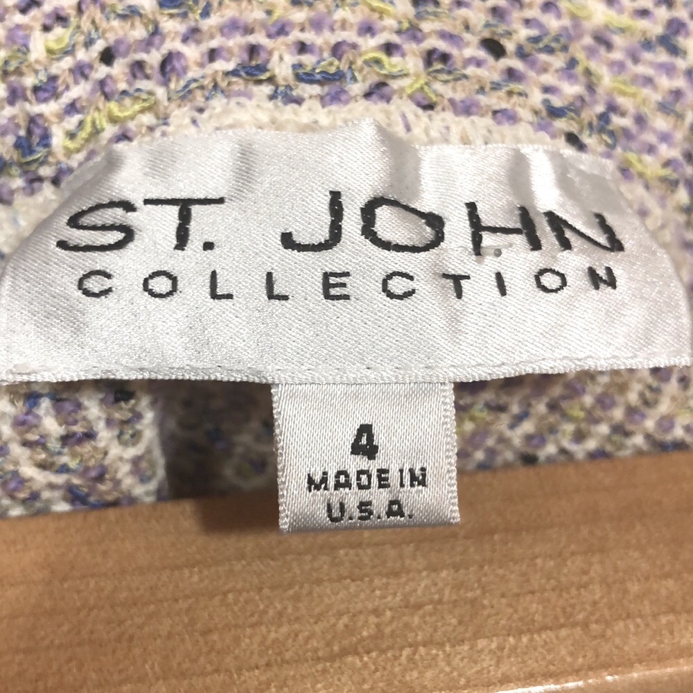 St John Knit Collection Skirt / Multi - Picture 2 of 7